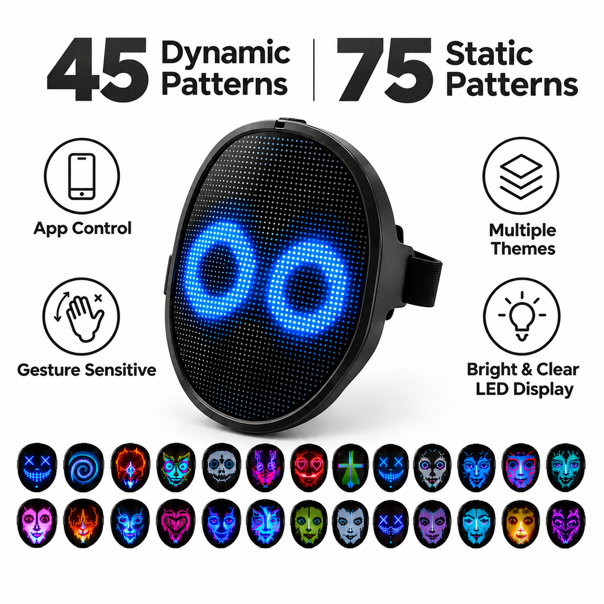 AstraMask™ Programmable LED Mask